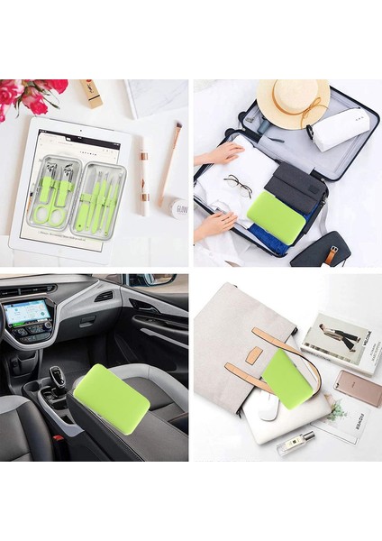 Tırnak Makası Seti Erkek Kadın Bakım Seti 8'i 1 Arada Paslanmaz Çelik Tırnak Bakım Aletleri, Yeşil (Yurt Dışından) fırsatları