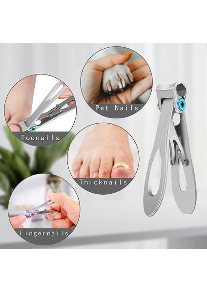 Tırnak Makası Seti, Kalın Tırnaklar Için Ayak Tırnağı Makası, Erkekler Kadınlar Için Tırnak Makası (Gümüş) (Yurt Dışından) fırsatları