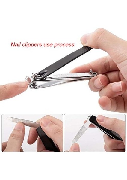 3'lü Keskin Paslanmaz Çelik Tırnak Makası Seti, Tırnak Törpüsü ile (Büyük+Orta+Küçük) (Yurt Dışından) fiyatları