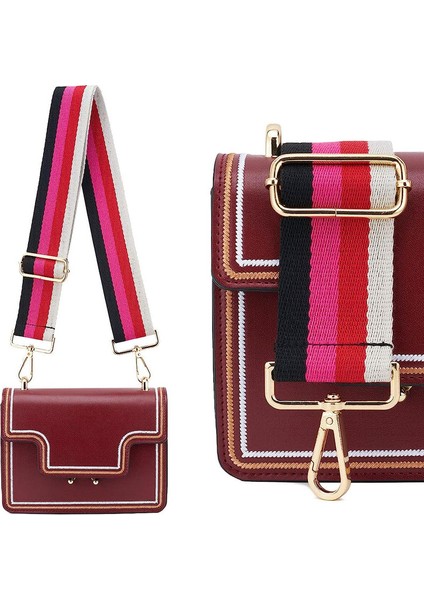 Geniş Omuz Omuzları Ayarlanabilir Değiştirme Çantası (Siyah Kırmızı Çizgiler) 80-130CM (Yurt Dışından) fırsatları