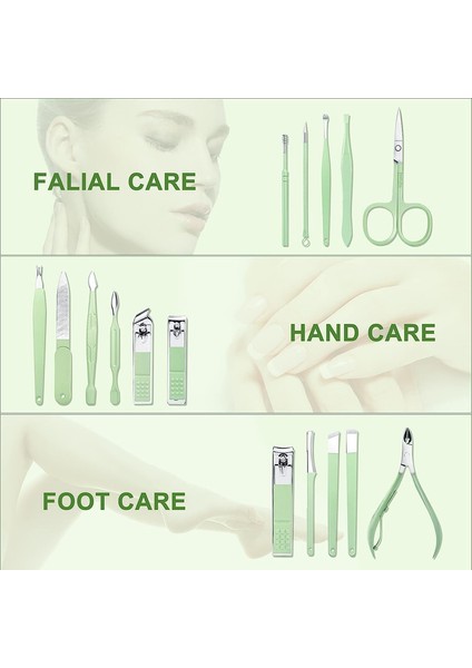 16'sı 1 Arada Manikür Seti, Pedikür ve Manikür Için Profesyonel Tırnak Seti, Üst Düzey Katlanır Çanta ile (Yurt Dışından) fiyatları