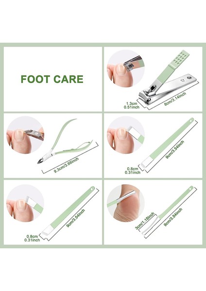 16'sı 1 Arada Manikür Seti, Pedikür ve Manikür Için Profesyonel Tırnak Seti, Üst Düzey Katlanır Çanta ile (Yurt Dışından) indirimleri