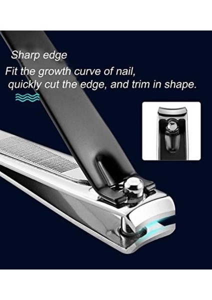 3'lü Keskin Paslanmaz Çelik Tırnak Makası Seti, Tırnak Törpüsü ile (Büyük+Orta+Küçük) (Yurt Dışından) indirimleri