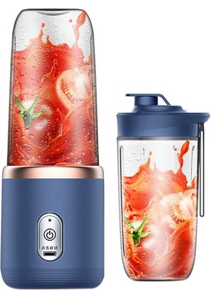 6 Bıçaklı Meyve Suyu Mikseri, Sıkacağı ve Blender Kabı ile (Yurt Dışından)