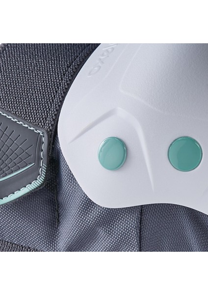OXELO Yetişkin Destek Seti - Paten - Yeşil / Gri - 3X2 - FIT500