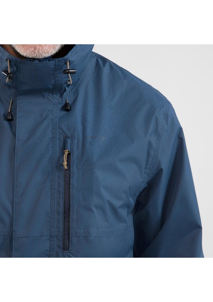 QUECHUA Erkek Outdoor Yağmurluk - Mavi / Kot - NH500 Imper