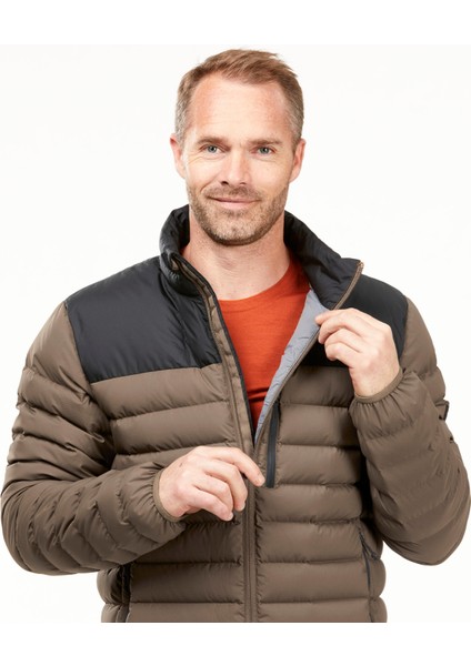 Forclaz Erkek Outdoor Trekking Şişme Montu / -10°C - Kahverengi - Mt500 fiyatları