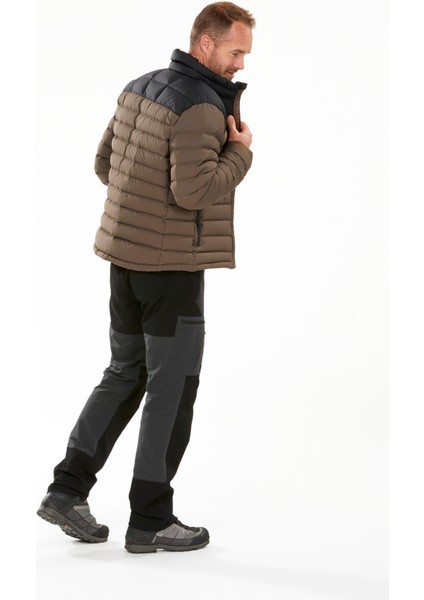 Forclaz Erkek Outdoor Trekking Şişme Montu / -10°C - Kahverengi - Mt500 modelleri