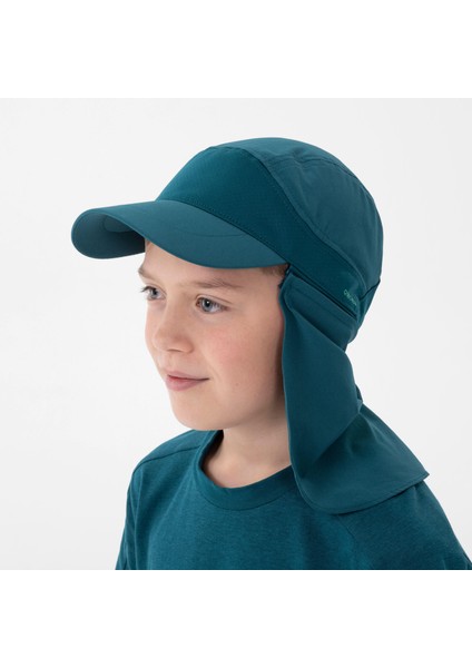 Quechua Çocuk Uv Korumalı Outdoor Şapka - Turkuaz - Mh500 indirimleri