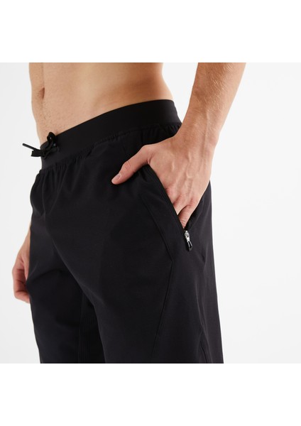 DOMYOS Erkek Siyah Regular Spor Şortu 500 - Fitness Kardiyo fırsatları