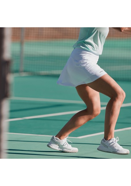 ARTENGO Kadın Tenis Eteği - Beyaz - Essentiel