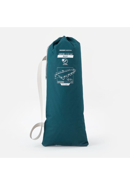 QUECHUA Kamp Yatağı - 60 cm - 1 Kişilik - Yeşil - Basic
