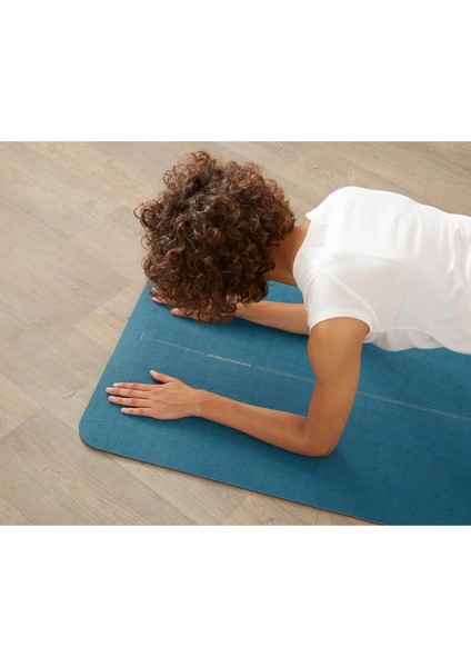 Domyos Pilates Matı - M Boy - 170 cm X 62 cm X 8 mm - Mavi - Tonemat