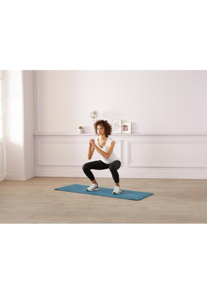 Domyos Pilates Matı - M Boy - 170 cm X 62 cm X 8 mm - Mavi - Tonemat