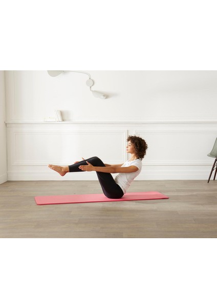 Domyos Konforlu Pilates Matı (Spor Matı) - S Boy - Pembe - 170cm X 55cm X 10mm