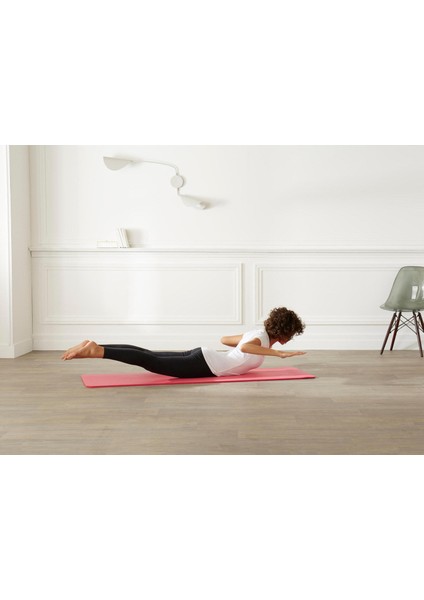 Domyos Konforlu Pilates Matı (Spor Matı) - S Boy - Pembe - 170cm X 55cm X 10mm