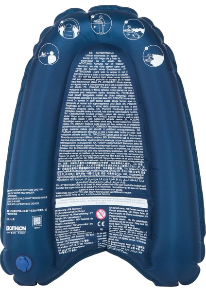 RADBUG Çocuk Şişirilebilir Bodyboard - 4 / 8 Yaş - 15 / 25 Kg - Mavi