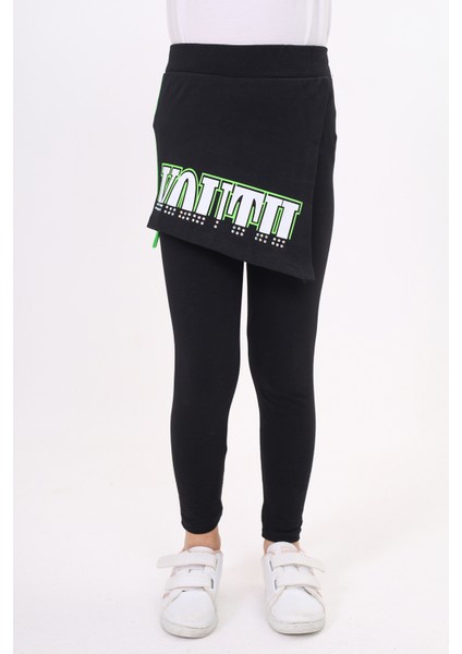 Toontoy Kız Çocuk Neon Şeritli Tayt