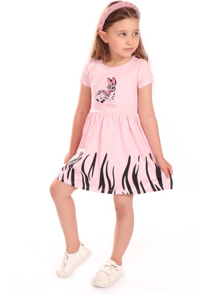Kız Bebek Baskılı Elbise