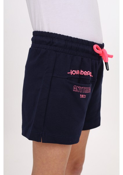 Toontoy Kız Çocuk Nakışlı Şort modelleri