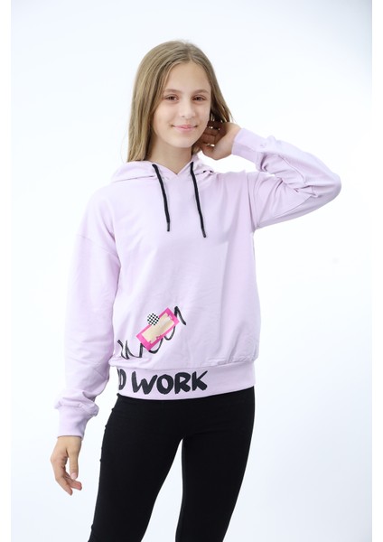 Toontoy Kız Çocuk Baskılı Sweatshirt