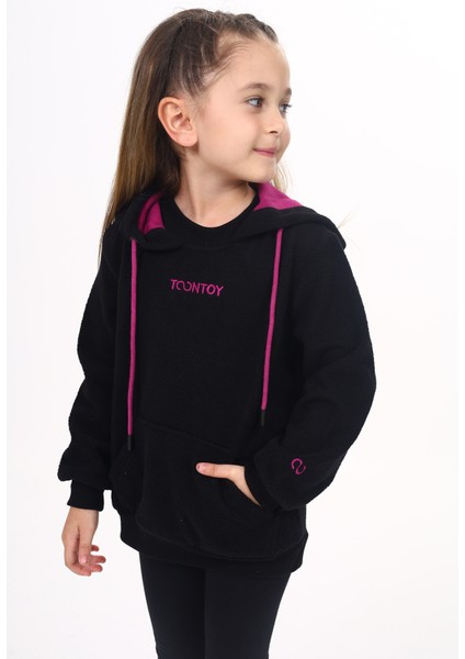 Toontoy Kids Toontoy Unisex Çocuk Nakışlı Sweatshirt