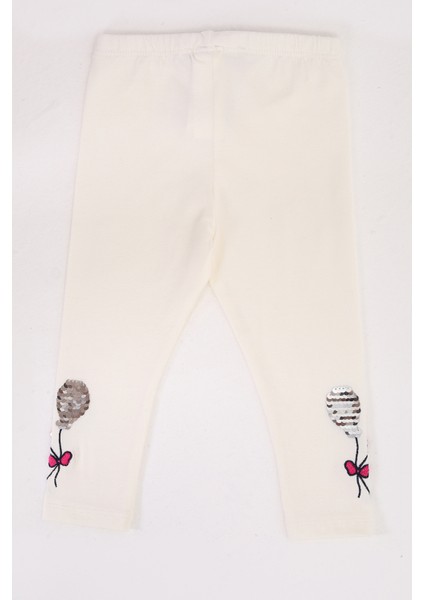 Toontoy Kız Çocuk Paçası Çevirmeli Pullu Tayt modelleri