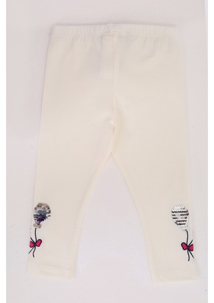 Toontoy Kız Çocuk Paçası Çevirmeli Pullu Tayt fırsatları