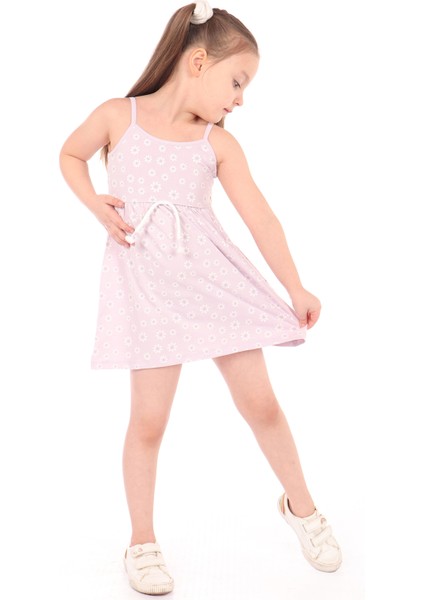 Kız Çocuk Komple Baskılı Elbise