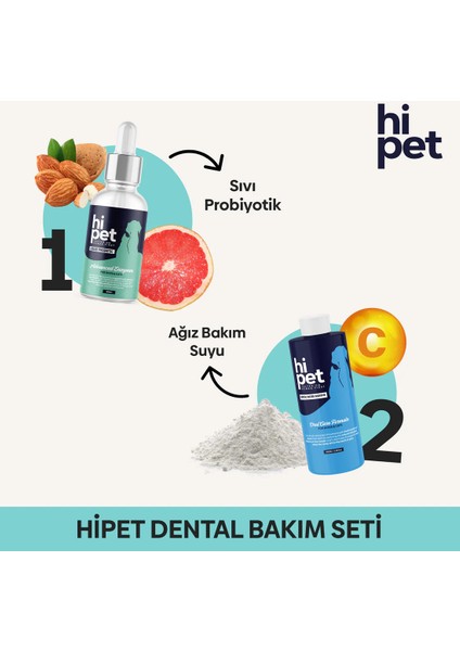 Hipet Kedi Dental Bakım Seti