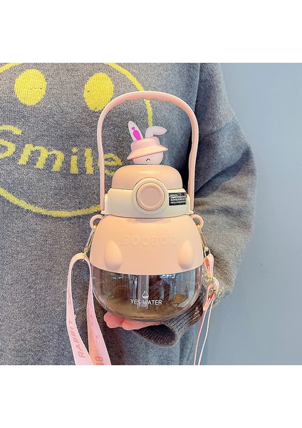 Çarpık Kafa Bebek Büyük Göbek Bardağı Sevimli Çocuk Su Isıtıcıları Kapasiteyi Artırmak Için Birlikte Çalışabilir -Değerli Plastik Su Bardağı (Yurt Dışından)