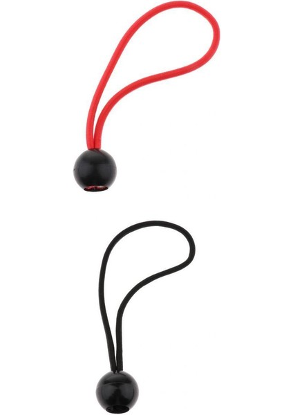 2 Adet 5.5 INÇ/14CM Yeniden Kullanılabilir Top Bungee Kordon Elastik Ip Gölgelik Muşamba Kravat (Yurt Dışından)