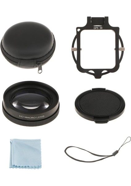 16X Makro Lens Filtre Adaptörü Lens Taban (Yurt Dışından)