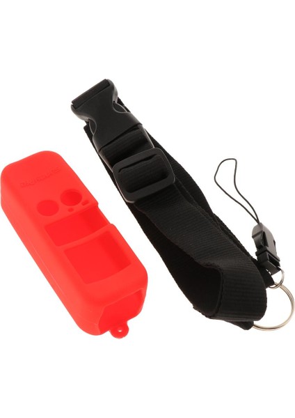 Silikon Kasa Stabilizatör Gimbal Yumuşak Gövde Cilt Ayarlanabilir Omuz Askısı Kırmızı (Yurt Dışından)