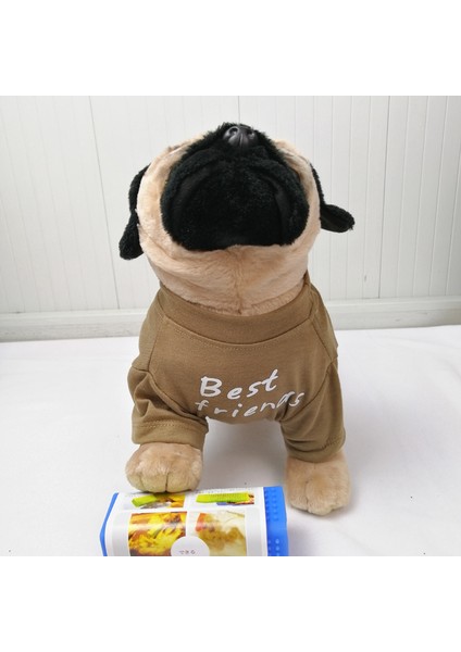 Bulldog Evcil Hayvan Giyim Bisiklet Yaka T-Shirt Köpek Giyim (Yurt Dışından)