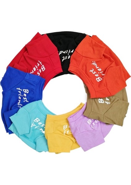 Bulldog Evcil Hayvan Giyim Bisiklet Yaka T-Shirt Köpek Giyim (Yurt Dışından) modelleri