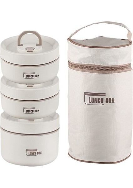 Tulip Kitchenware Paslanmaz Çelik Yalıtımlı Yemek Saklama Kutusu - Beyaz (Yurt Dışından)