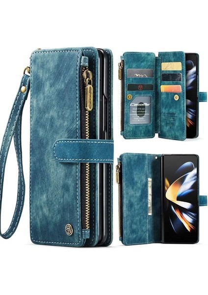 Qichengda Samsung Galaxy Z Fold 4 Cüzdan Telefon Kılıfı (Yurt Dışından)