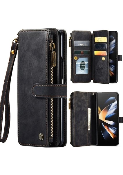 Qichengda Samsung Galaxy Z Fold 4 Cüzdan Telefon Kılıfı (Yurt Dışından)
