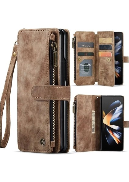 Qichengda Samsung Galaxy Z Fold 4 Cüzdan Telefon Kılıfı (Yurt Dışından)
