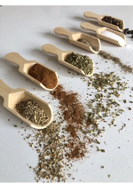 6 Adet Baharat Küreği Kaşığı