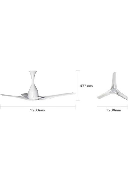 Lg Wi-Fi Dual Wing Uzaktan Kumandalı Sessiz Tavan Vantilatörü