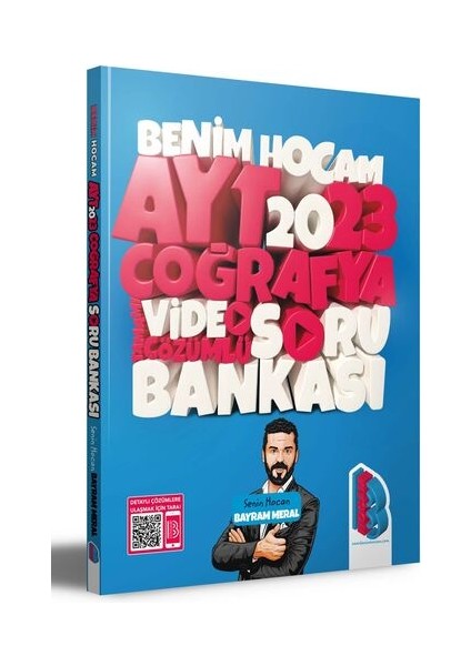 Benim Hocam Yayınları 2023 AYT Coğrafya Tamamı Video Çözümlü Soru Bankası