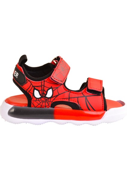 Erkek Çocuk Işıklı Örümcek Adam Spider Sandalet