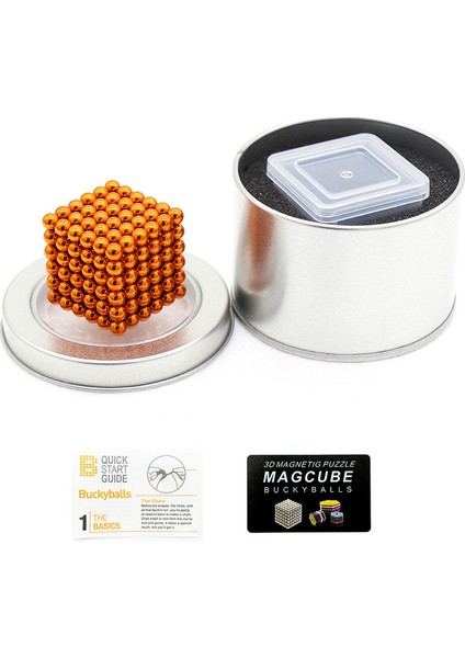 5 mm 216 Adet Küp Bina Blok Neodymium Neocube Manyetik Mıknatıs Toplar Nts Bilye Bulmaca Sıkıştırma Toplam Oyuncular (Yurt Dışından)