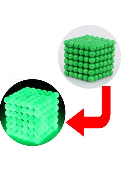 5 mm 216 Adet Küp Neodymium Neocube Manyetik Mıknatıs Toplar Nts Bilye Bulmaca Sıkıştırma Toplam Oyuncular Açıklama (Yurt Dışından)