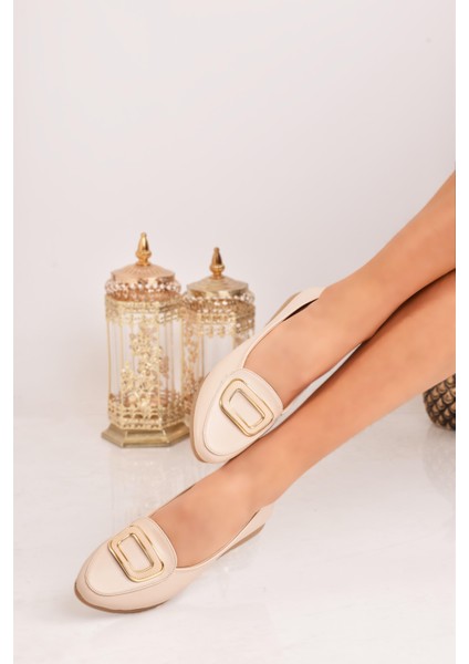 Kadın Şık Tokalı Rahat Taban Babet Ayakkabı modelleri