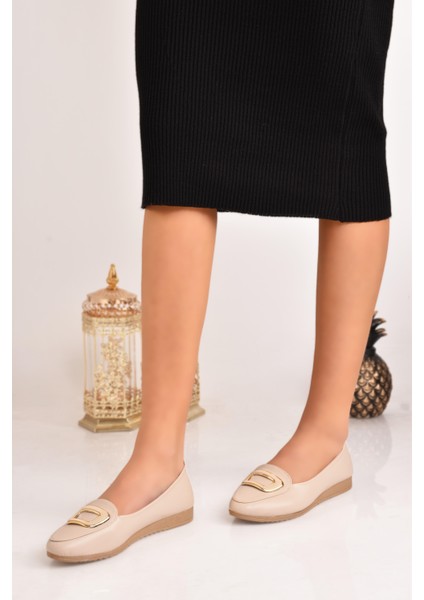 Kadın Şık Tokalı Rahat Taban Babet Ayakkabı fırsatları