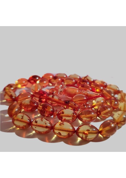 Altın Parçacıklı Ateş Kehribar