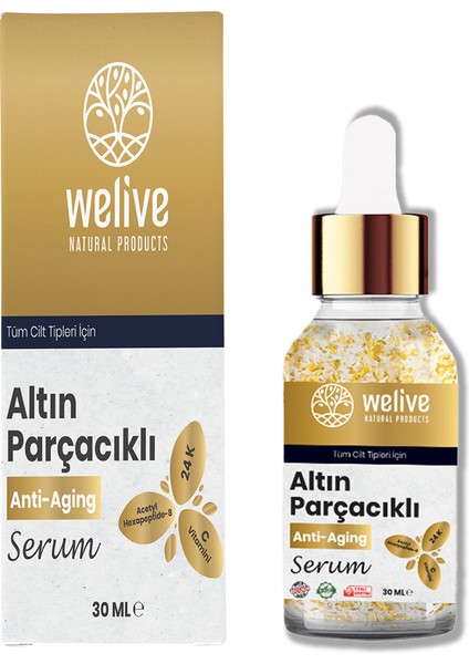 Altın Parçacıklı Anti-Aging Serum